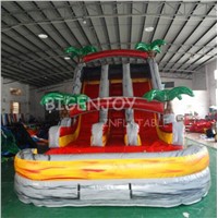 Customized Giant Inflatable Water Slide with Pool for Adult
