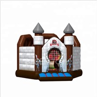 Knight Small Size Backyard Amusement Park Inflatable Bounce House Combo
