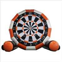 Cheap Price Outdoor Carnival Inflatable Human Kick Golf Foot Darts Game Giant Inflatable Football/Soccer Dart Board