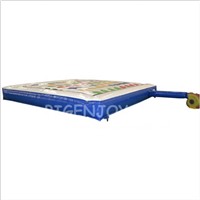 China Supplier Carnival Party Sport Games Giant Air Twister Mattress Kids Adults Inflatable Mega Twister Game for Sale