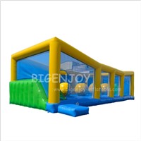 Warrior Dash Obstacle Course Equipment Interactive Adult Running Sport Games Inflatable Wipeout Eliminator Course