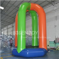 Wholesale 0.9mm PVC Airtight Kids Jumping Bouncer Toys Children Inflatable Bungee Jump Trampoline