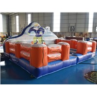 Inflatable Mechanical Surfboard Ride Simulator Inflatable Paddle Surf Board Riding