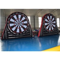 Dart Board Game Giant Inflatable Foot Darts Board Round Soccer Goal with Shooting Target