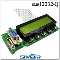 12232 Dot Matrix LCD Module 5V LCD 12232Q Yellow-Green-Blue Screen 232 Serial Port