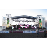 Chilean Seaside Hollow Screen Stage, Outdoor Display Screen Made by Shenzhen Hengcai
