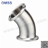 Sanitary Stainless Steel Hygienic Clamp Joint Elbow(46,90,180 )Degree