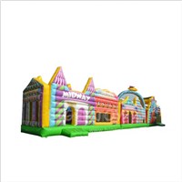 Air Blow up Commercial Playground Games Indoor Amusement Park Bounce House Combo for Kids Inflatable Obstacle Course