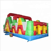 Air Blow up Bouncy Slide Inflatable Running Sport Games Commercial Inflatable Cheap Obstacle Course