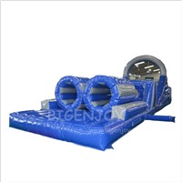 Fun Run Course Bounce Playground Inflatable Obstacle Course for Kids on Sale
