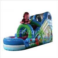Custom Commercial Children Kids Jungle Small Inflatable Mini Water Slide