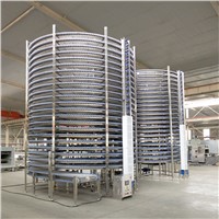 Croissant/Bread Production Line Cooling Tower/Factory Manufacturer Bread Spiral Cooler