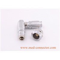 Metal Elbow 90degree Push-Pull Connector Comaptible Lemo FHG Plug