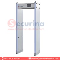 Securina Walkthrough Metal Detector 60 Zones Scanner for Airport Waterproof Outdoor Security Metal Detector(SA600)