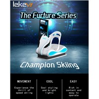 Leke VR Champion Skiing Highly Interactive Reality Virtual Skiing Machine for Shopping Center