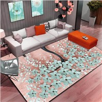 Abstract Flower Art Carpet for Living Room Bedroom Anti-Slip Floor Mat Kitchen Carpet Area Rug