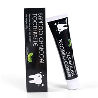 FDA Approved 105g Fluoride Free Activated Charcoal Bamboo Toothpaste