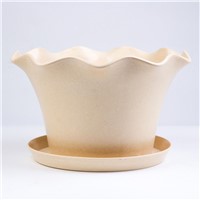 Wholesale Modern Bamboo Fiber Planter Flower Pot