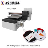 UV Printing Machine for Snowman Tin Cover Photo60x90cm