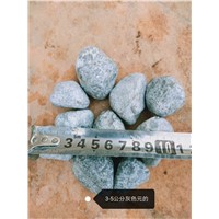 China Grey Nature Machine-Made Pebble Cobble Stone Garden Stone