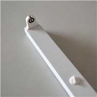 0.5mm Iron Lampshade, T8 LED Single Lamp Bracket, Lampshade with Suction Top or Suspender Installation
