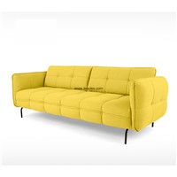 Itailian Style Furniture Design Modern Fabric Home Sofa with Metal Legs