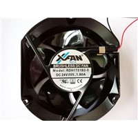 DC Axial Fan, 172x150x51mm, 24V, 1.80A