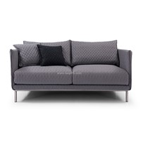 Latest Design Stainless Steel Modern Fabric Sofa In Living Room.