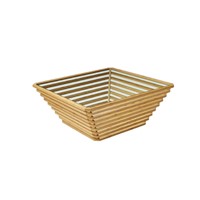 Spectrum Solid Bamboo Coffee Table with Glass Top