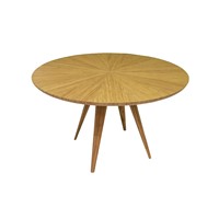 Beverly Round Solid Bamboo Dining Table