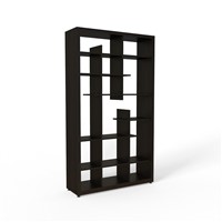 Lattice Solid Bamboo Shleving Unit Bookcase