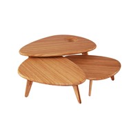 Pebbles Bunch Solid Bamboo Coffee Table