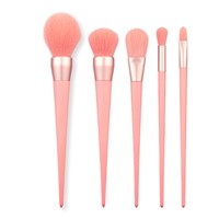 2019 New 5pcs Makeup Brushes Set Pink Lovely Cosmetic Brush Kits