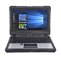 Cheapest FactoryWindows10kabylake-Y Core Rugged Laptop4+128G Waterproof Computer with Stylus Pen Barcode Scanner GPS Fin