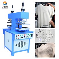 Hydraulic Fabric Silicone Label 3d Embossing Machine for DIY Garment