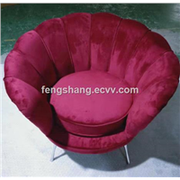 Modern Velvet Living Room Fabric Home Furniture Chair