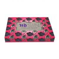 Custom Printed Magnetic Paper Pink Mosaic Six-Color Eyeshadow Palette Packaging Box
