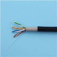 Outdoor Network Cable Cat5e UTP Copper Conductor Waterproof LAN Cable