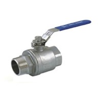 2PC Stainless Steel M/F Ball Valve - Male with Female