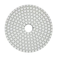 4 Inch Diamond Resin Granite Marble Wet / Dry Flexible Polishing Pad for Angle Grinder