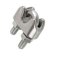 Rigging Hardware Stainless Steel DIN741 Wire Rope Clip (Cable Clip)