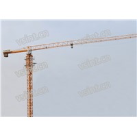6t Flattop QTZ100 (5516) China Construction Topless Tower Crane with Split Mast Section L46A1 Used In Myanmar
