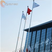 Electric Operated Stainless Steel Flag Pole Flagpole