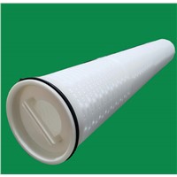 Pleated High Flow Filter Cartridge for Desalinization of Seawater