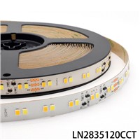 15M Constant Current Tunable White LED Strip Light SMD2835 120pcs/m