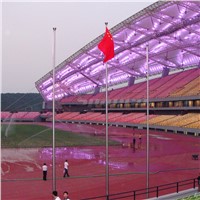 the Electric-Operated Wind Drive Award Raising System Flag Pole Sports