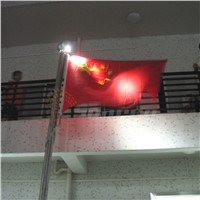 New Design Stainless Steel Electric Guide LED Light Flag Pole Manufacture