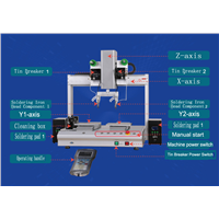 XHL-L5331 4-Axis Desktop Blowing-Type Double Station Automatic Locking Screw Machine