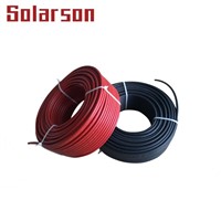 1000V DC TUV Waterproof UV Resistance XLPE Double Insulation 4mm 12AWG Solar PV Cable