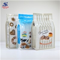 Flat Bottom Packaging Bags, Quad Sealed Bags, Stand up Pouch